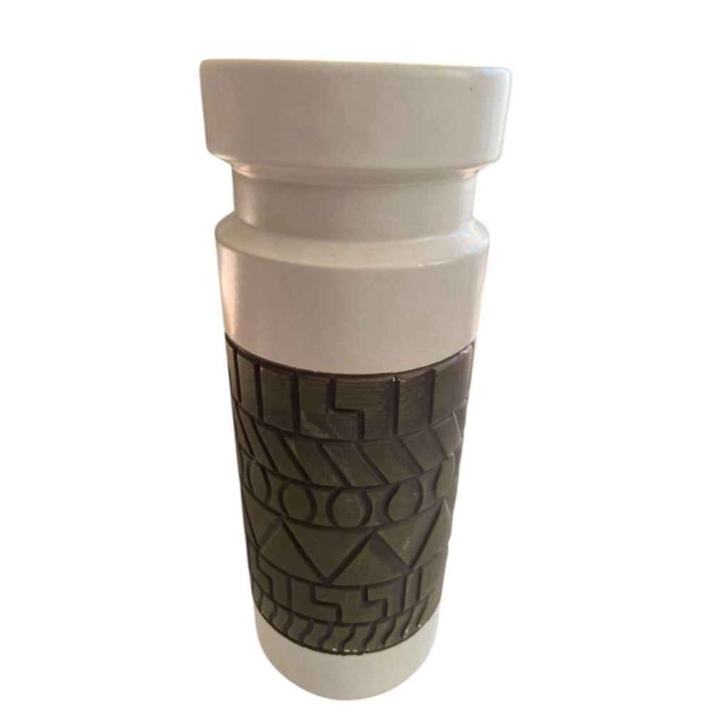 Vintage Canadian Art Pottery Beauceware MCM Chimo Vase 12 Inches